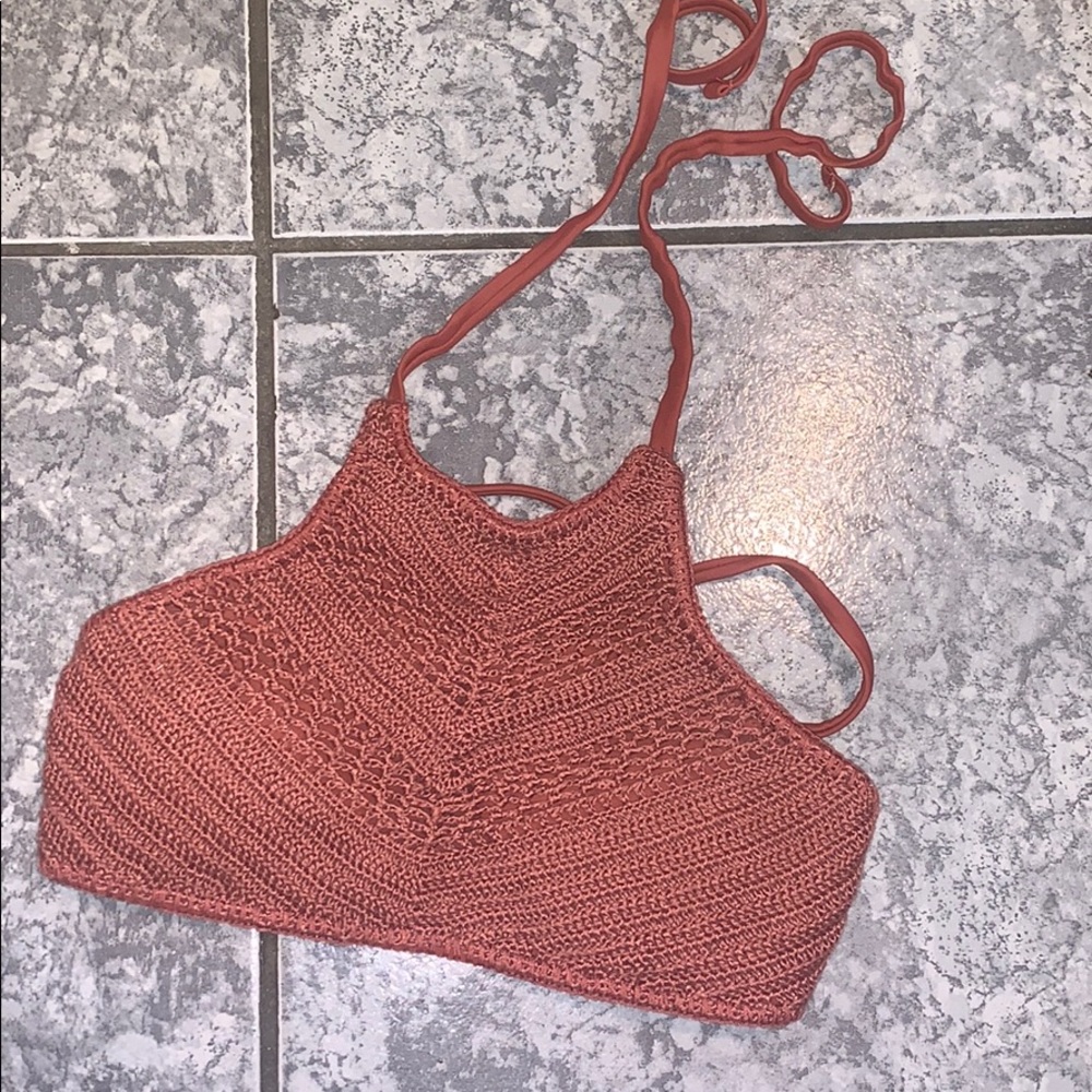 Crochet bikini top